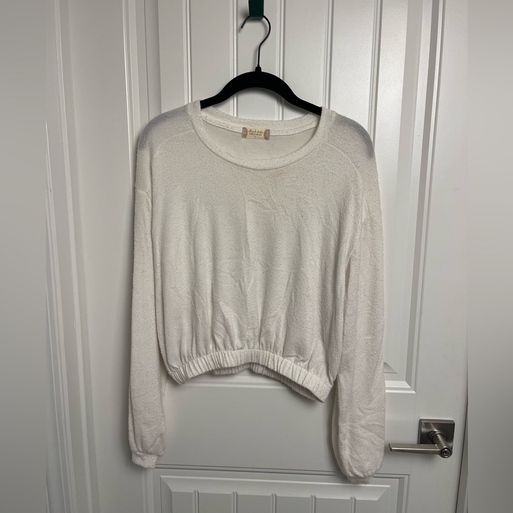 Altar'd State White Long Sleeve Top